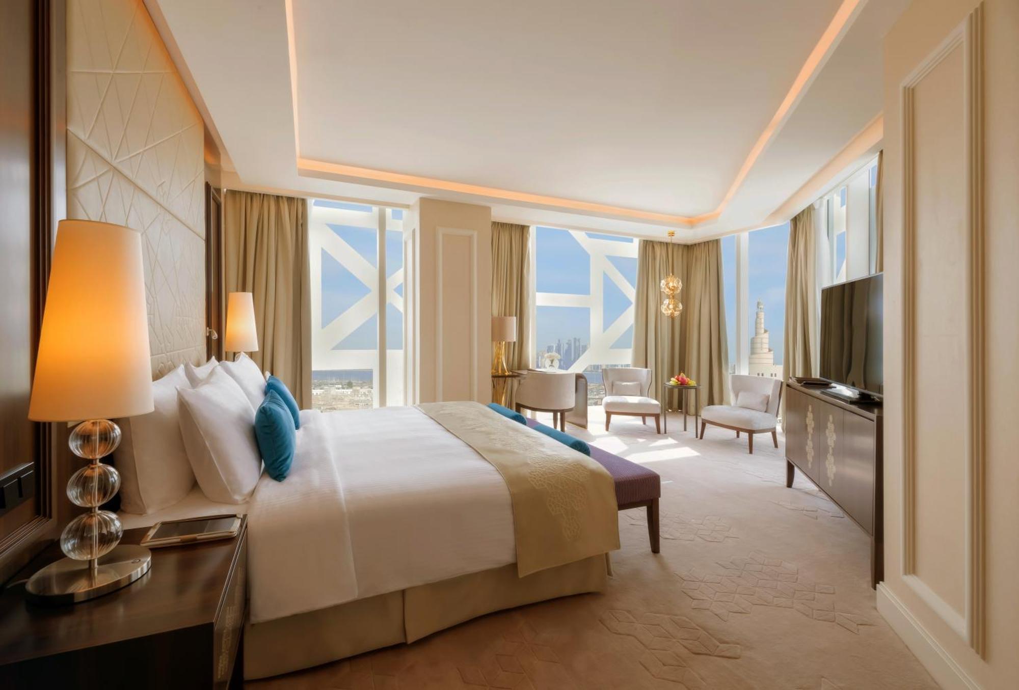 Готель Shaza Доха Екстер'єр фото A bedroom at the hotel